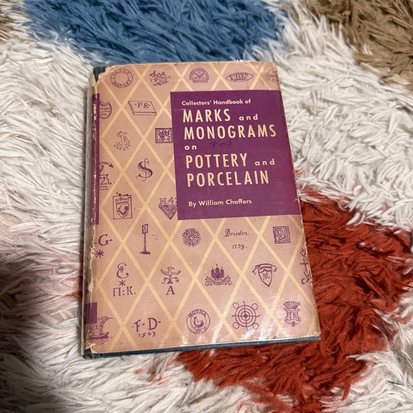 William Chaffers Other - Vintage Book - Marks and Monograms on Pottery and Porcelain - William Chaffers